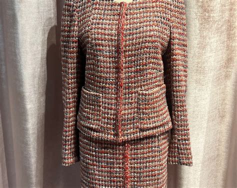 chanel woc tweed|vintage chanel tweed suit.